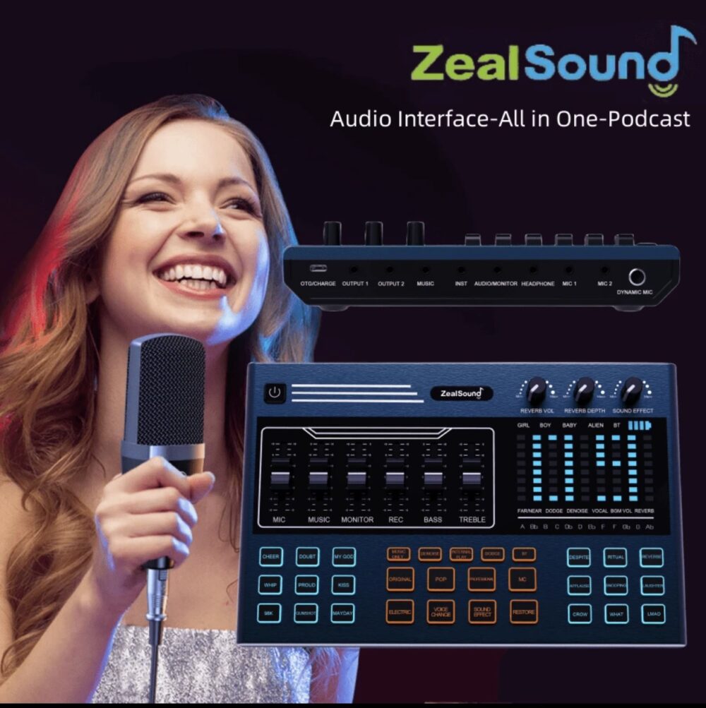 كرت الصوت  ZealSound مجموعه احترافية بودكاست - Image 5